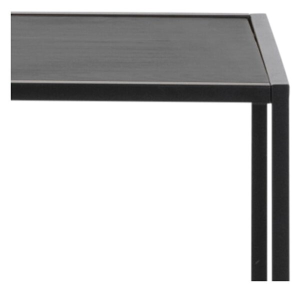 Čierna knižnica v dekore jaseňa 114x185 cm Seaford – Actona