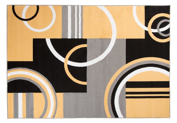 TA Koberec Z897A YELLOW MAYA PP EYM Sivý Obdĺžnikový Rozmer: 80x150 cm