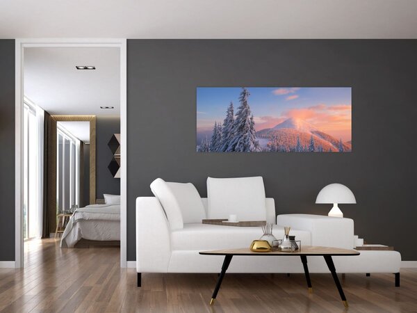 Obraz - Zimná krajina (120x50 cm)