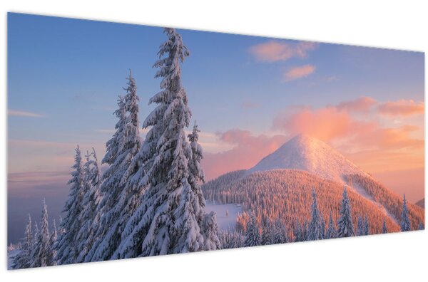 Obraz - Zimná krajina (120x50 cm)