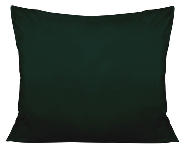 SATÉNOVÁ OBLIEČKA NA VANKÚŠ 50X60CM TMAVOZELENÁ
