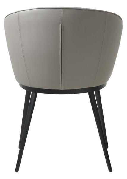 Sivé kreslo Unique Furniture Gain