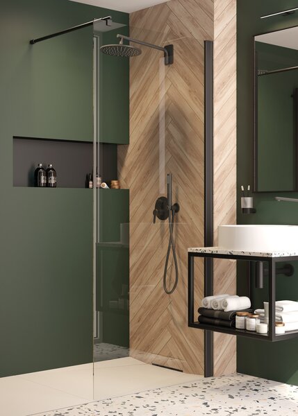 Deante Sprchová zastena Walk-In Kerria Plus 90 cm - KTS N39P - bez vaničky