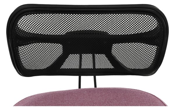 KONDELA Ergonomická kľakačka, ružová/čierna, RUFUS