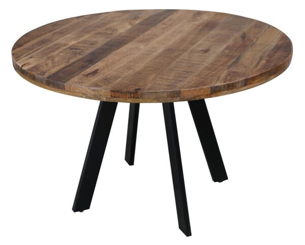 Okrúhly jedálenský stôl Thunder, 120 cm, mango