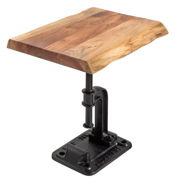 Dizajnový odkladací stolík Unity, 43 cm, akácia