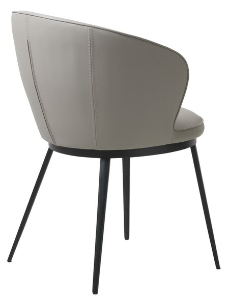 Sivé kreslo Unique Furniture Gain