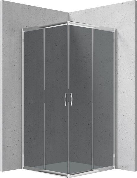 Deante Štvorcový sprchovací kút Funkia 80x80 cm - KYC 442K - bez vaničky