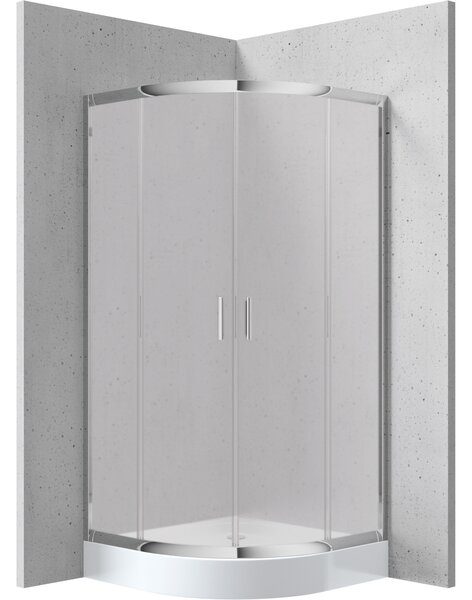 Deante Štvrťkruhový sprchový kút Funkia 80x80 cm - KYP 652K - bez vaničky
