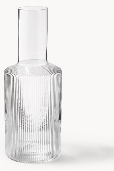 Ručne fúkaná karafa's reliéfnym vzorom Ripple, 1 l