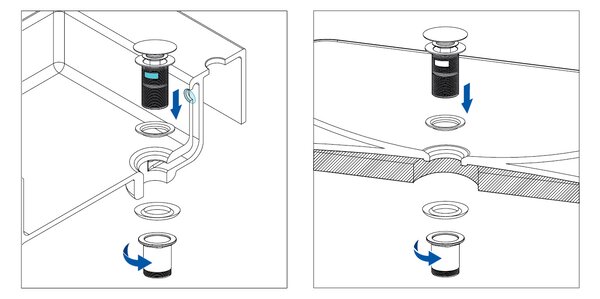 Deante Výpusť Click-Clack pre umývadlo a bidet - NHC C10U
