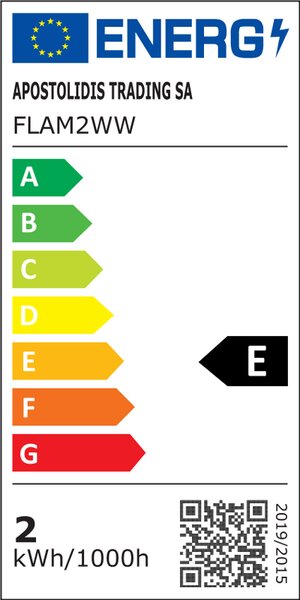 Diolamp LED Filament Candle žiarovka číra C35 2W/230V/E14/2700K/250Lm/360°