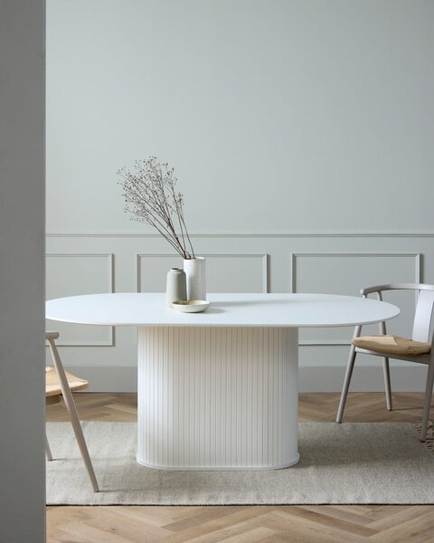 Okrúhly jedálenský stôl 95x180 cm Nola – Unique Furniture
