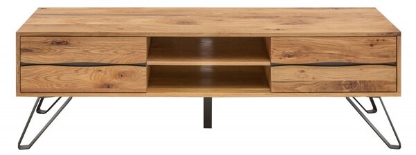 Dizajnový TV stolík Fringe, 160 cm, divý dub