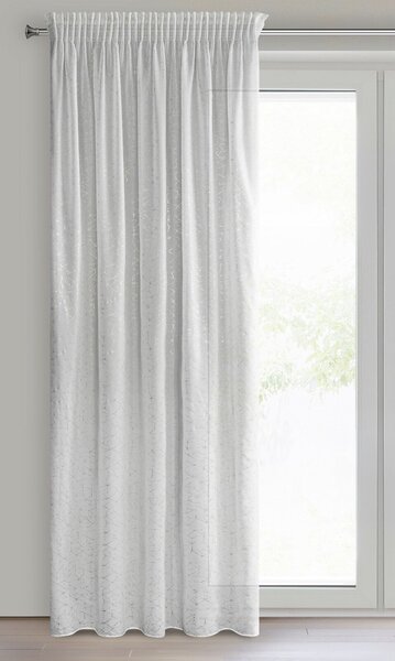 ZÁCLONA NA PÁSKE ROXI 140X270 CM BIELA
