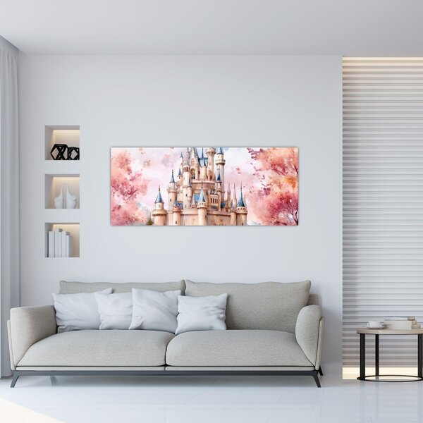 Obraz - Rozprávkový zámok (120x50 cm)