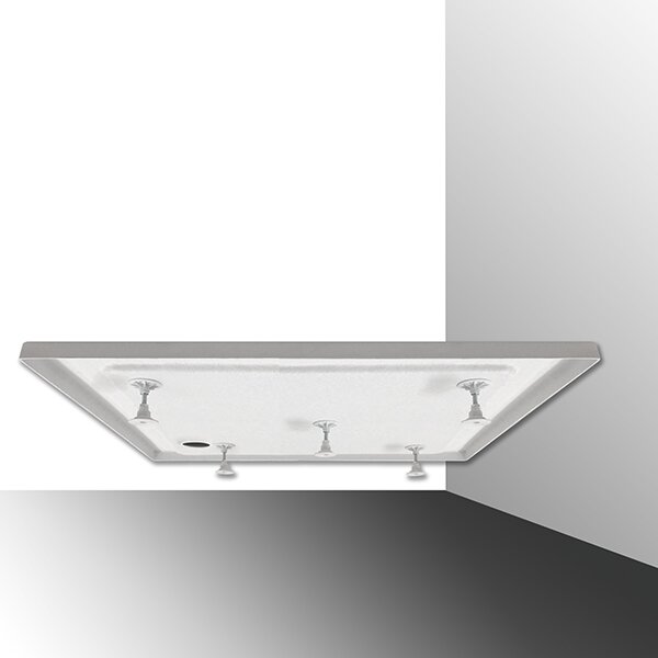 Roth Štvorcová akrylátová sprchová vanička FLAT KVADRO ROTH-Variant: rozmery: 80x80 cm - (FLAT KVADRO 800x800 - 8000118)