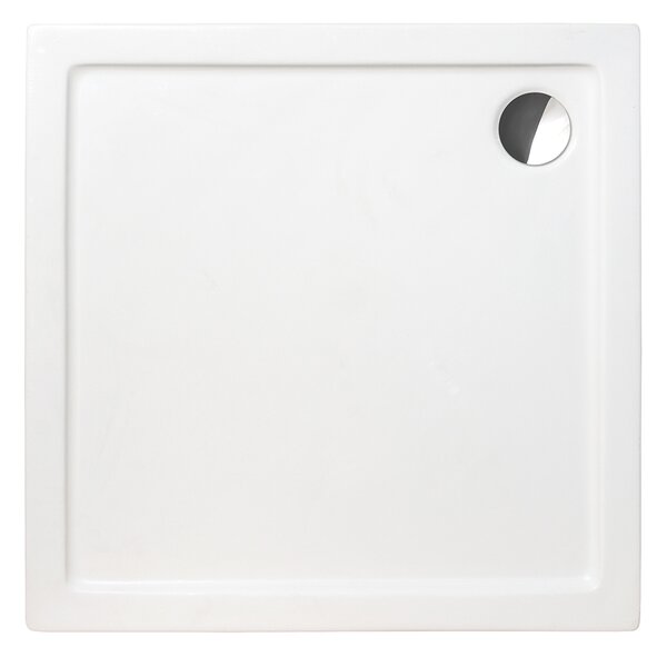 Roth Štvorcová akrylátová sprchová vanička FLAT KVADRO ROTH-Variant: rozmery: 80x80 cm - (FLAT KVADRO 800x800 - 8000118)