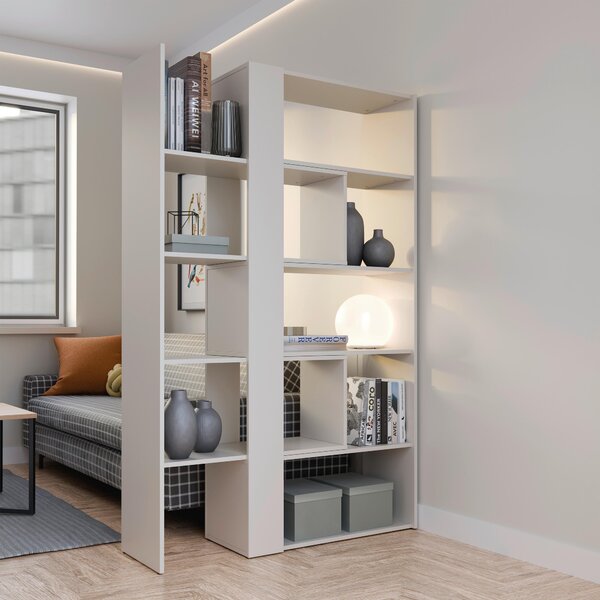 REGÁL, kašmírová, 82-146/180/35 cm Modern Living - Regály