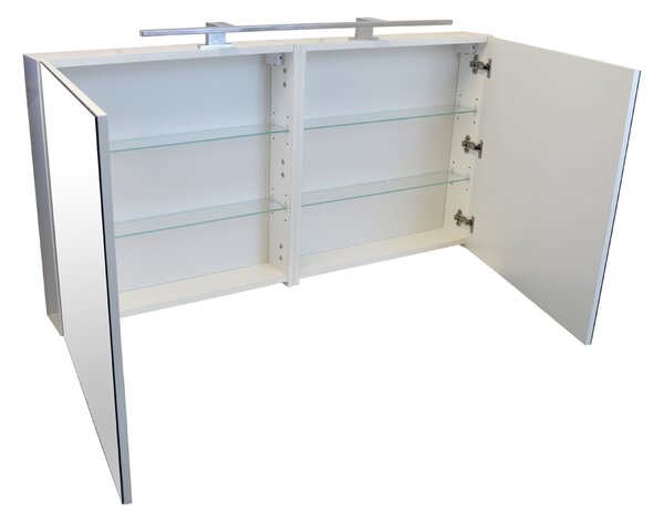 Comodo Zrkadlová skrinka Montana 120 ZS LED-CR s osvetlením Any LED 80 CR, chróm