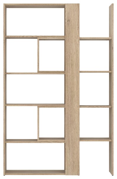 REGÁL, farba duba, 82-146/180/35 cm - Regály