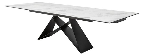 Rozkladací jedálenský stôl Brock mramor 180-260 cm