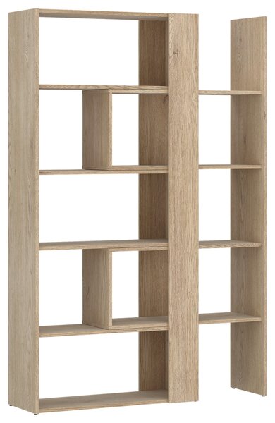 REGÁL, farba duba, 82-146/180/35 cm - Regály