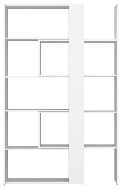REGÁL, biela, 82-146/180/35 cm Modern Living - Regály