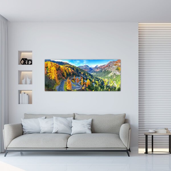 Obraz - Malojský priesmyk (120x50 cm)