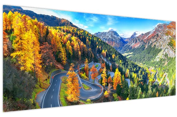 Obraz - Malojský priesmyk (120x50 cm)