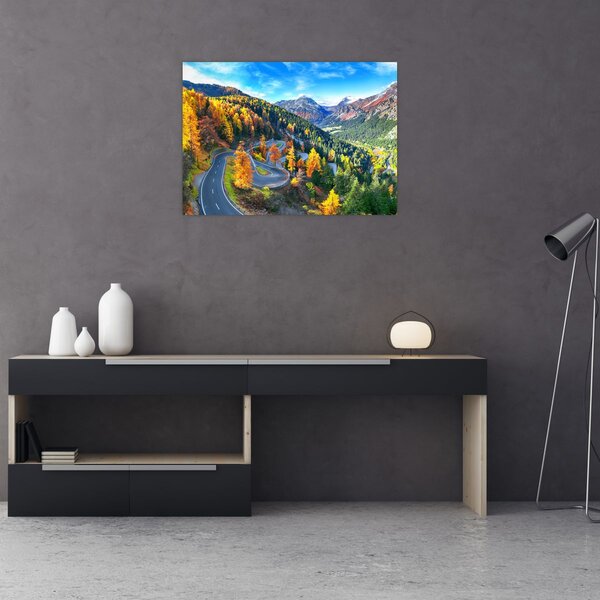 Obraz - Malojský priesmyk (70x50 cm)