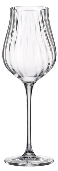 BOHEMIA LIMOSA OPTIC POHÁR NA VÍNO 250ML SADA 6KS