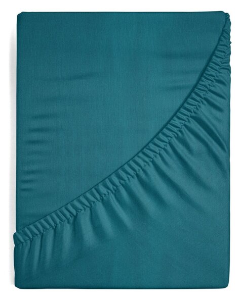 JERSEY PRESTIERADLO 90X200 CM, VÝŠKA 25 CM TYRKYSOVÉ