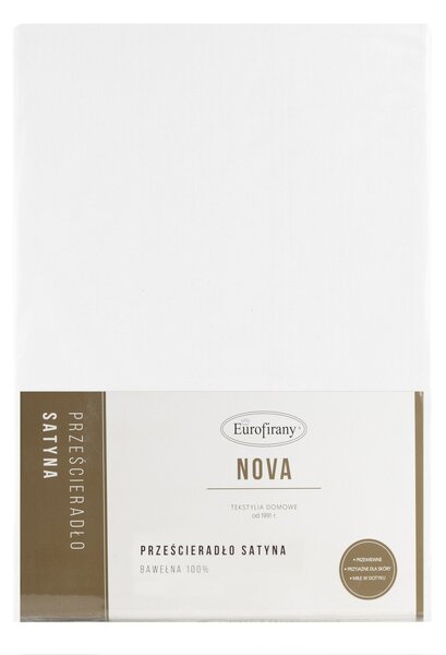 MAKOSATÉNOVÉ PRESTIERADLO NOVA 180X210 CM BIELE
