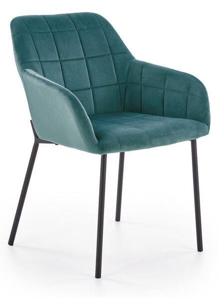 Halmar Jedálenská stolička K305 - tmavě zelená