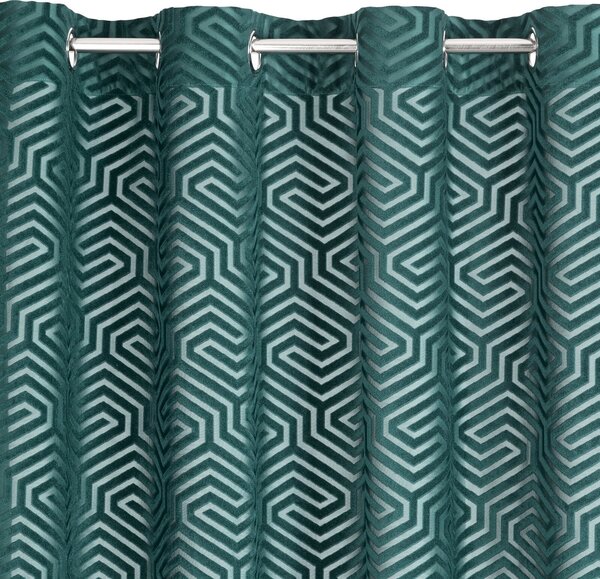 ZÁVES NA KRÚŽKOCH PIERRE CARDIN INGA 140X250 CM ZELENÁ
