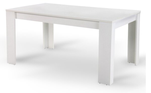 Jedálenský stôl Tomy 160x90 cm - biela