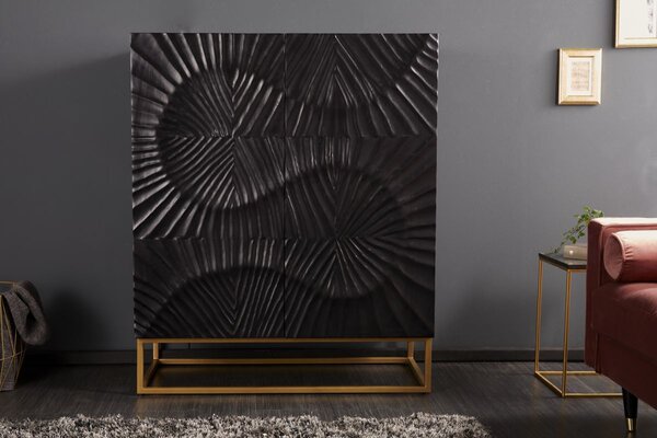 Vysoká komoda Shayla 100 cm mango