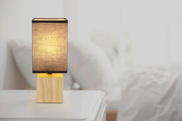 STOLNÁ LAMPA, E27, 12/12/30 cm Novel - Interiérové svietidlá