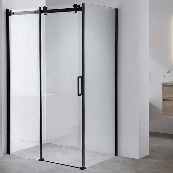 BPS-koupelny Obdĺžnikový sprchovací kút BS14C 120x90 čierna/transparent - bez vaničky