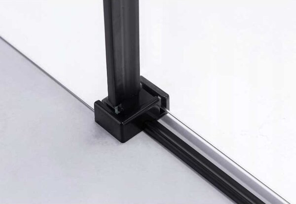 BPS-koupelny Obdĺžnikový sprchovací kút BS14C 120x90 čierna/transparent - bez vaničky
