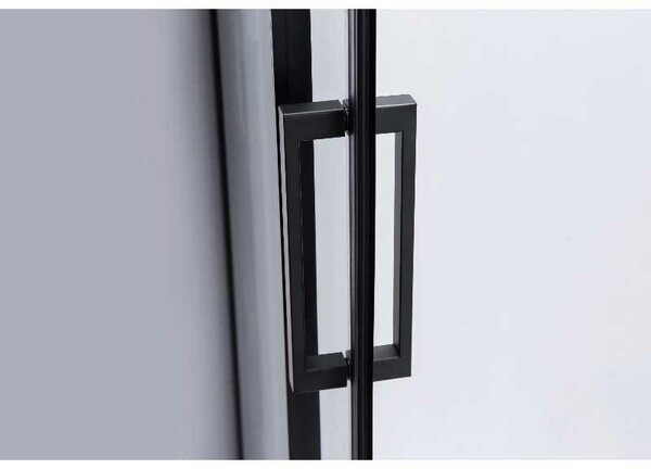 BPS-koupelny Obdĺžnikový sprchovací kút BS14C 120x90 čierna/transparent - bez vaničky