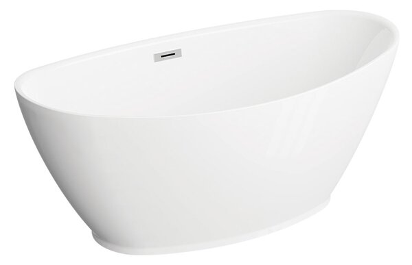 Polimat Akrylátová voľne stojaca vaňa Mango 150x75 POLIMAT-Rozmery: 150x75, POLIMAT-Farba vane: Biela / biela lesk