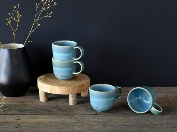 SADA HRNČEKOV NA KÁVU YUKI 4-dielne Creatable - Hrnčeky & šálky, Online Only