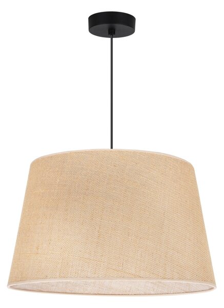 Závesné svietidlo Juta, 1x jutové tienidlo, (fi 44cm), b