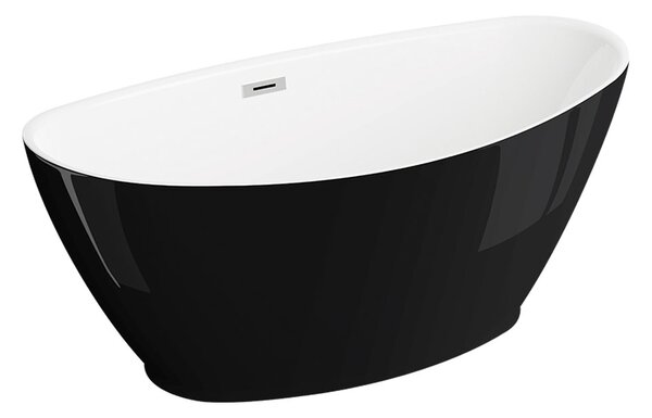 Polimat Akrylátová voľne stojaca vaňa Mango 150x75 POLIMAT-Rozmery: 150x75, POLIMAT-Farba vane: Biela / biela lesk