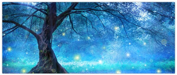 Obraz - Mystický les (120x50 cm)