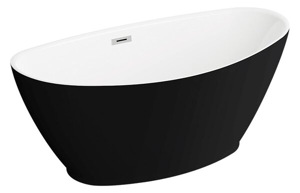 Polimat Akrylátová voľne stojaca vaňa Mango 150x75 POLIMAT-Rozmery: 150x75, POLIMAT-Farba vane: Biela / biela lesk