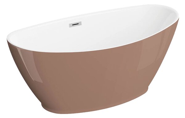 Polimat Akrylátová voľne stojaca vaňa Mango 150x75 POLIMAT-Rozmery: 150x75, POLIMAT-Farba vane: Biela / biela lesk
