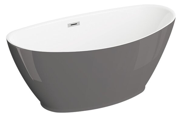 Polimat Akrylátová voľne stojaca vaňa Mango 150x75 POLIMAT-Rozmery: 150x75, POLIMAT-Farba vane: Biela / biela lesk